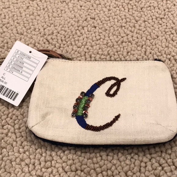 Anthropolgie ladies monogram wristlet - Picture 1 of 5